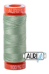 Aurifil Mako 50wt Cotton 200 m 220 yd. spool - 2840 Loden Green